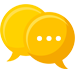 orange chat icon